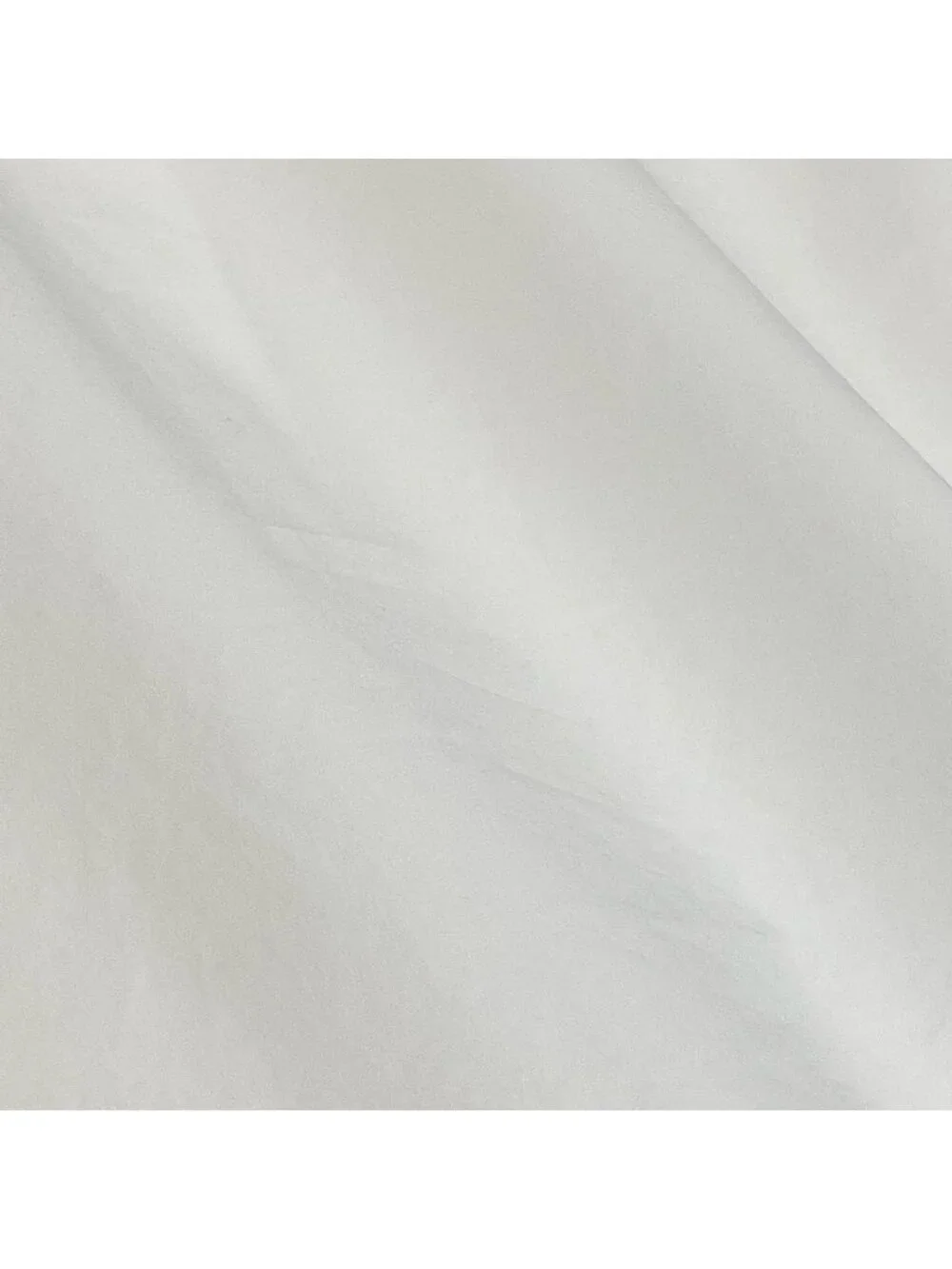 Chanel Frill Neck Sleeveless Shirt Back Button 34 White Cotton